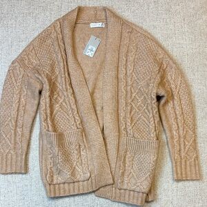 Primark Tan Cable Knit Cardigan